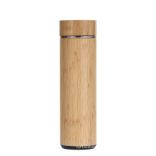 550ml Stainless Steel Double Wall Infusion Water Bottle with Bamboo Lid